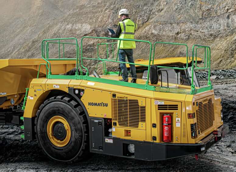 Komatsu HX45 Underground Truck Weight