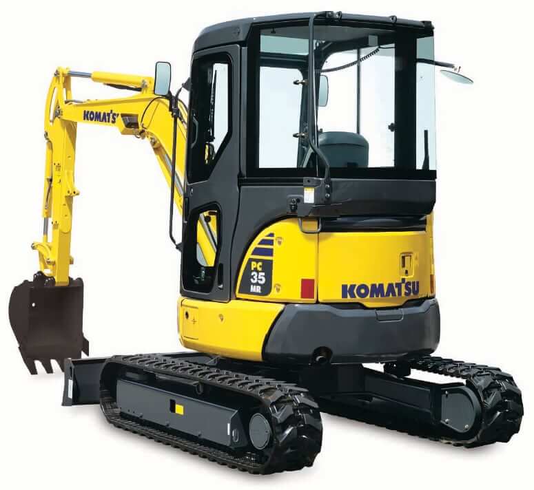 Komatsu PC35MR-3 Mini Excavator Specs