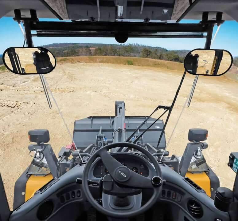 Komatsu WA320PZ-6 Wheel Loader Cab Interior