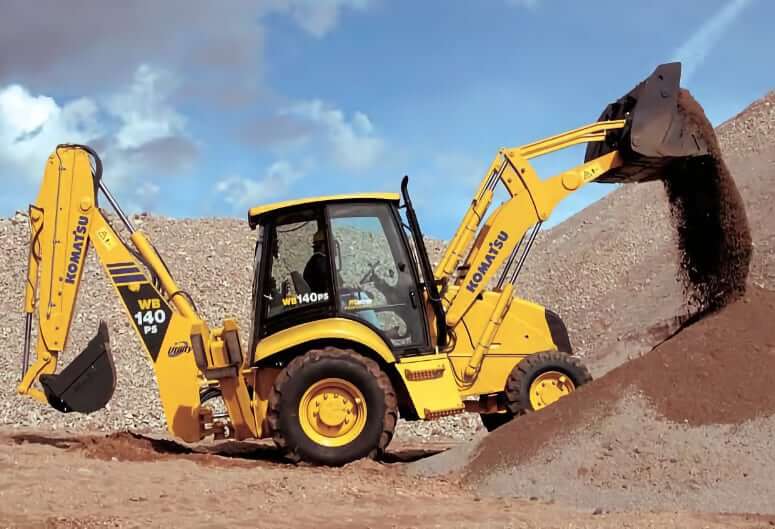 Komatsu WB140-2N Loader Performance