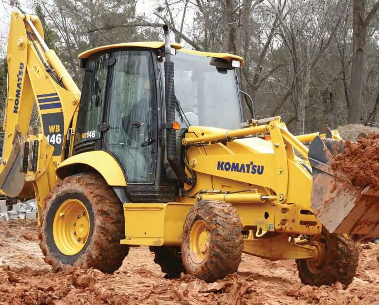 Komatsu WB146-5 Backhoe Loader Weight