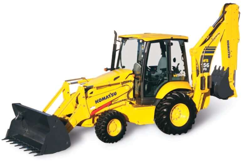 Komatsu WB156-5 Backhoe Loader Specs