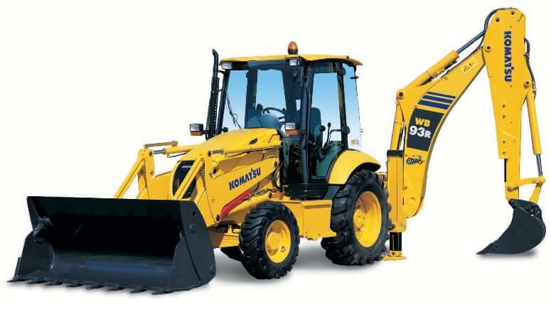 Komatsu WB93R-5 Backhoe Loader Weight