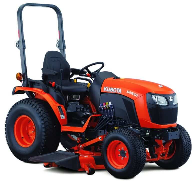 Kubota B2601 HSD Tractor with Mid-Mount Mower Deck