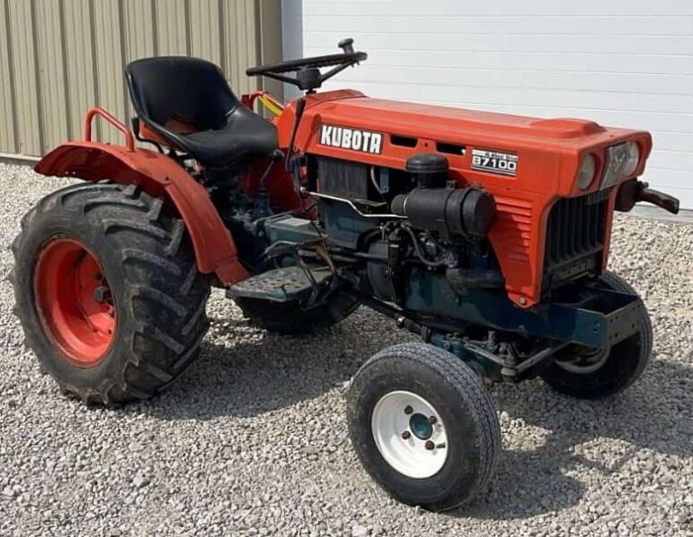 Kubota B7100 Tractor (1976 - 1985) Specs, Weight & Dimensions - CodeReady