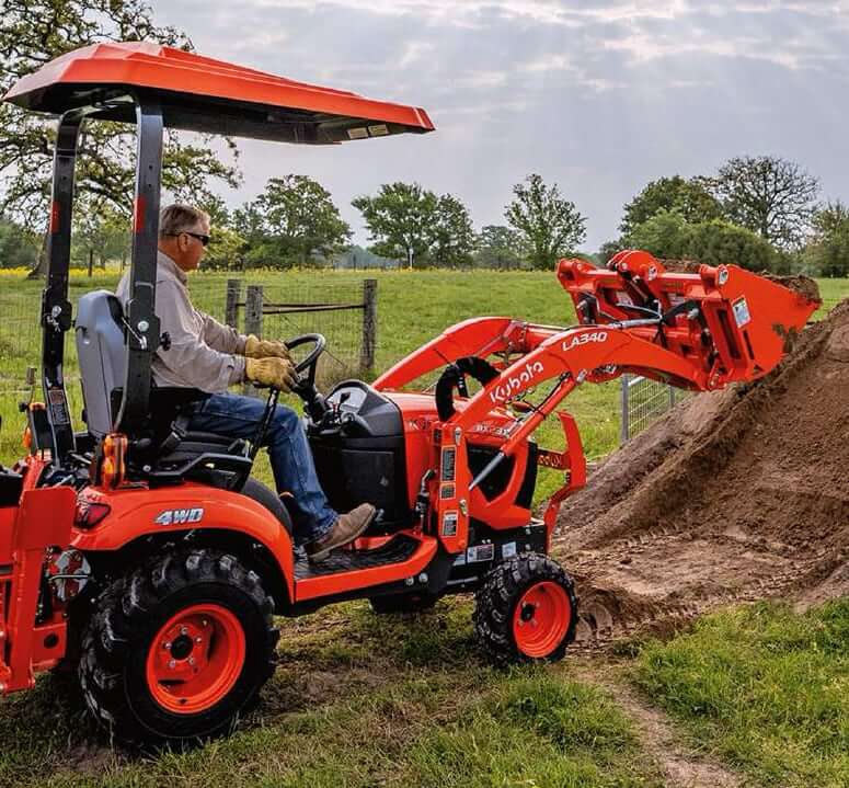 Kubota BX23S Tractor with LA340 Loader