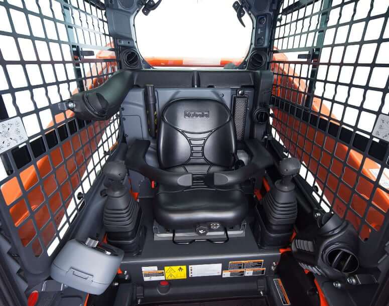 Kubota SSV75 Cab Interior