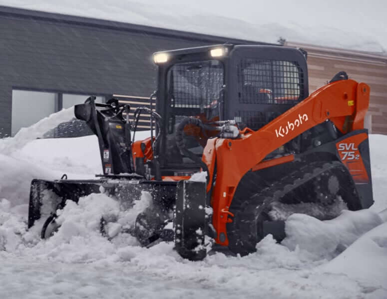 Kubota SVL75-2 Loader with Snowblower