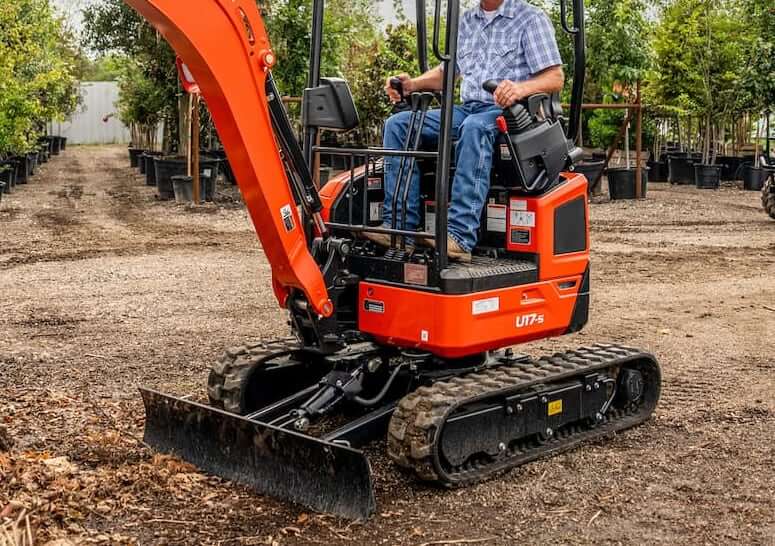 Kubota U17-5 Mini Excavator Dozer Blade Specs