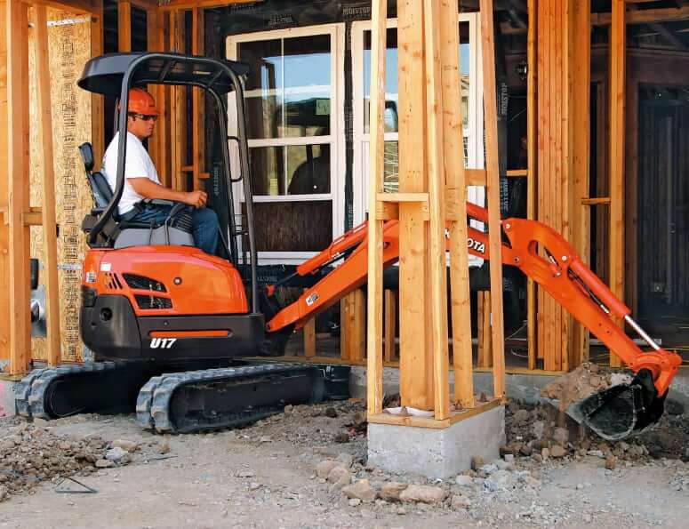 Kubota U17 Mini Excavator Specs