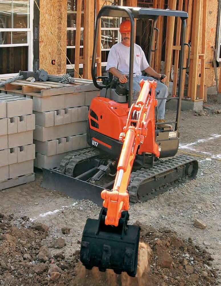 Kubota U17 Mini Excavator Weight
