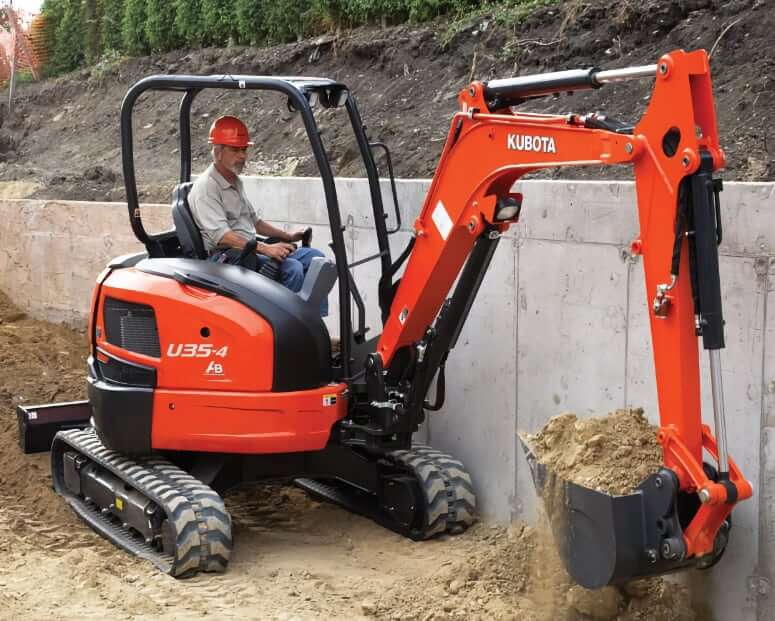 Kubota U35-4 Mini Excavator Trenching and Ditching Buckets