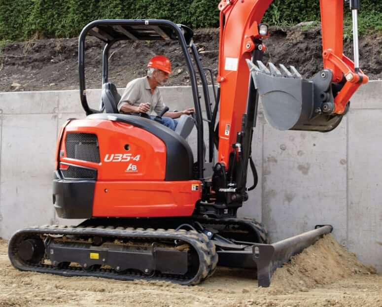 Kubota U35-4 Dozer Blade Specs