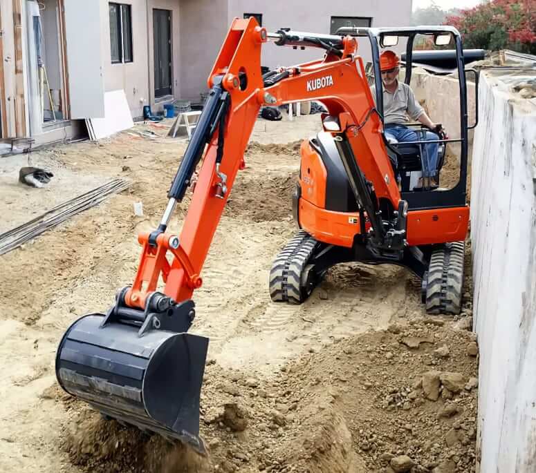 Kubota U35-4 Mini Excavator Hydraulic Specs