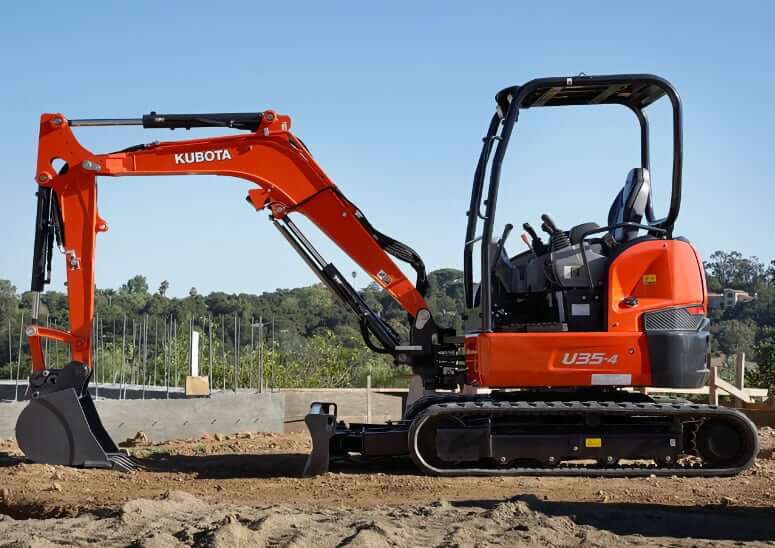 Kubota U35-4 Mini Excavator Specs