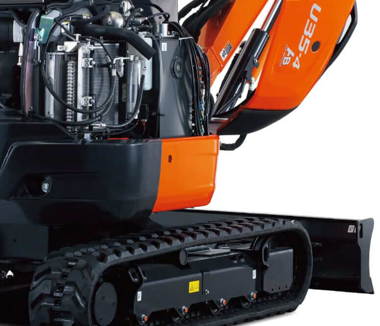 Kubota U35-4 Mini Excavator Undercarriage Specs