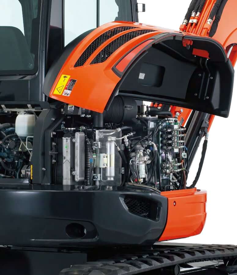 Kubota U55-4 Mini Excavator Hydraulic Specs
