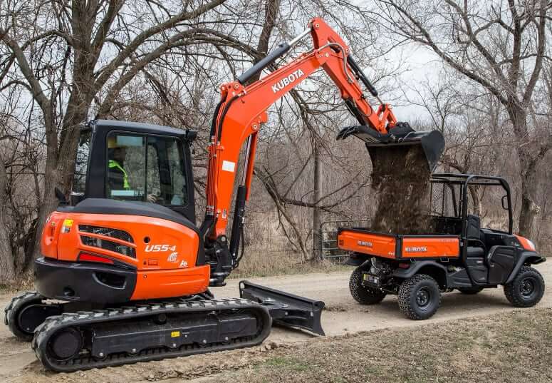 Kubota U55-4 Mini Excavator Specs