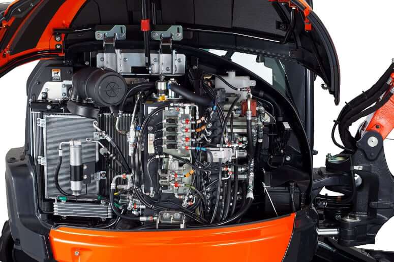 Kubota U55-5 Mini Excavator Hydraulic Specs