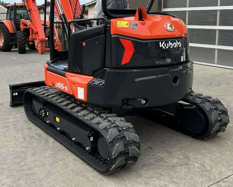 Kubota U55-5 Mini Excavator Swing Mechanism Specs