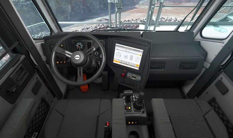 Liebherr T284 Mining Truck Cab Interior