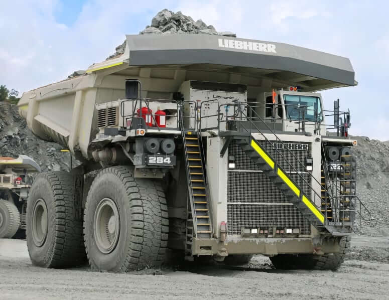 Liebherr T 284 Mining Truck Weight