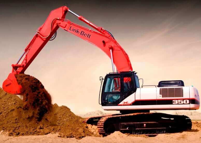 Link-Belt 350X2 Excavator Hydraulic Specs