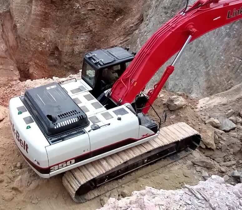 Link-Belt 350X2 Excavator Weight