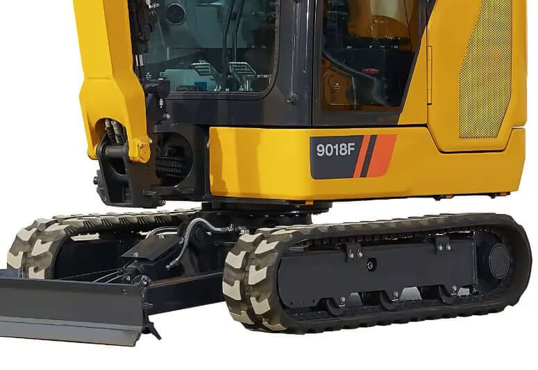 LiuGong 9018F Mini Excavator Undercarriage Specs