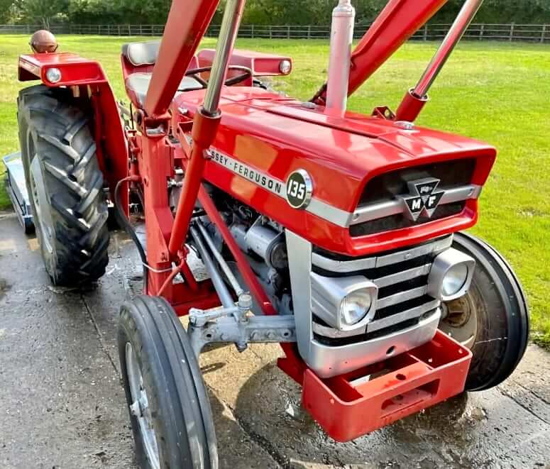 Massey Ferguson 135 Tractor with Loader Attachment