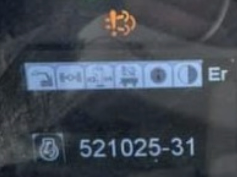 Massey Ferguson Tractor Error 521025-31