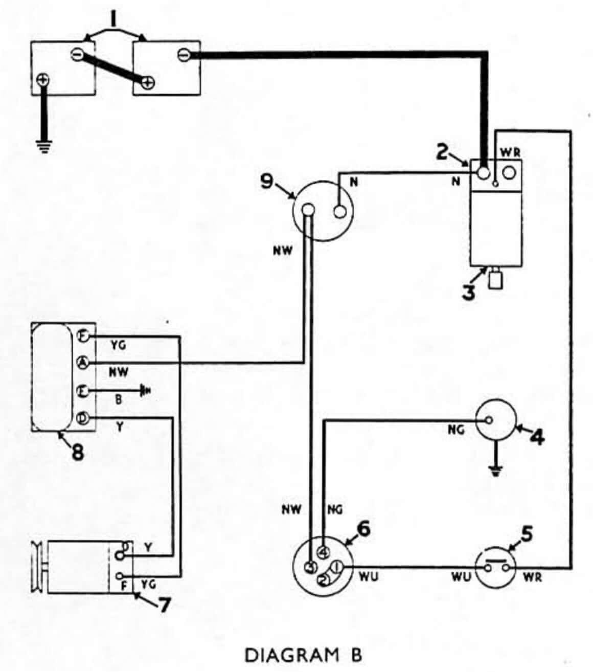 MF 35 Wiring Diagram - Diesel Tractor Models