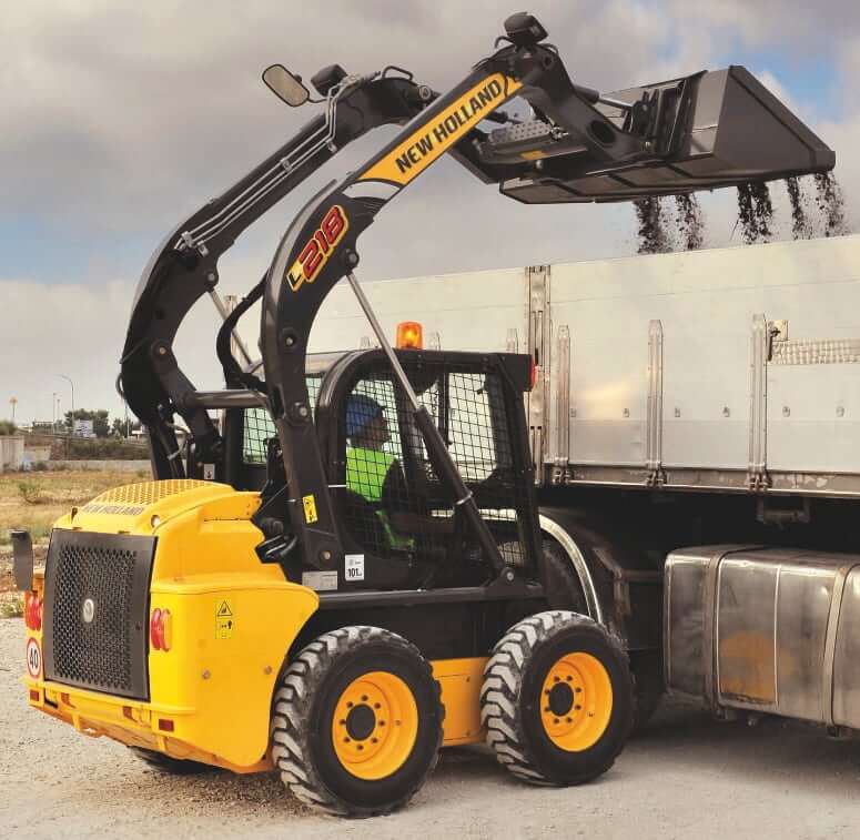 New Holland L218 Skid Steer Loader Max Dump Height