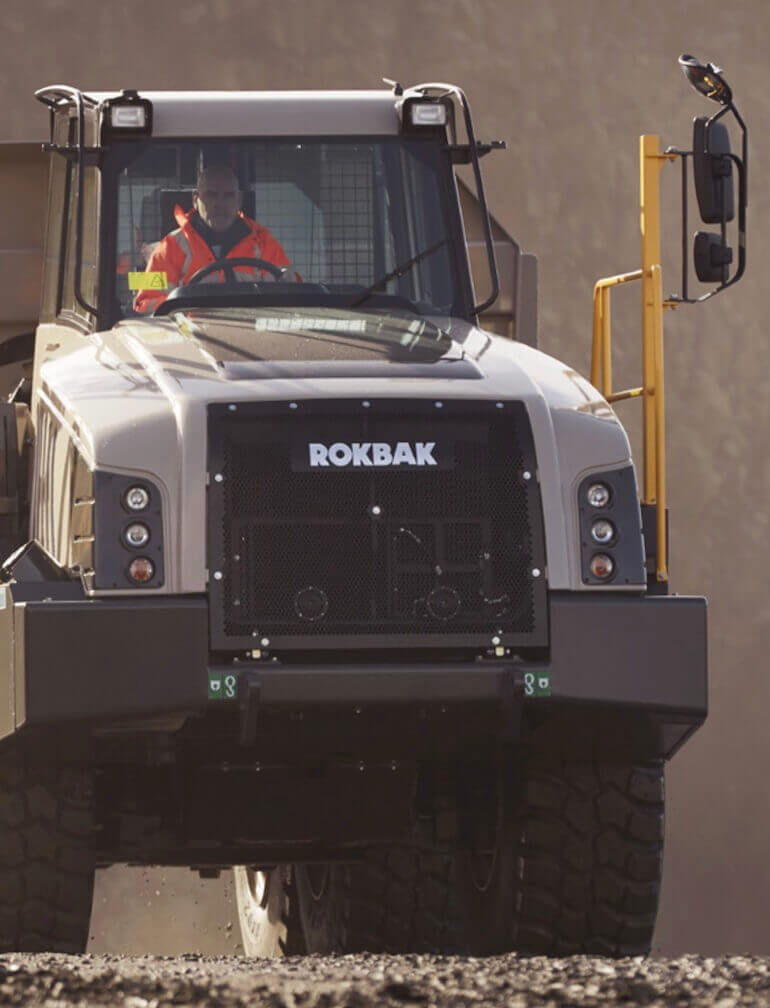 Rokbak RA30 Articulated Dump Truck Dimensions