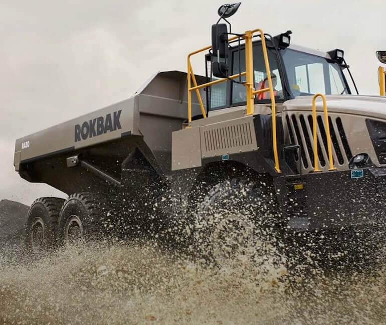 Rokbak RA30 Articulated Dump Truck Specs