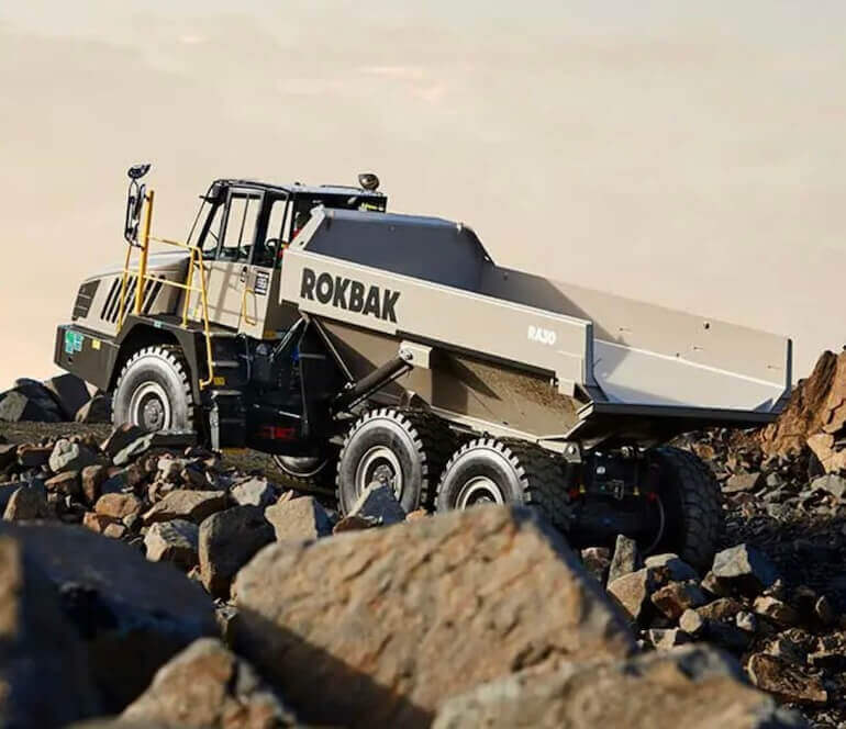 Rokbak RA30 Articulated Dump Truck Weight and Capacity
