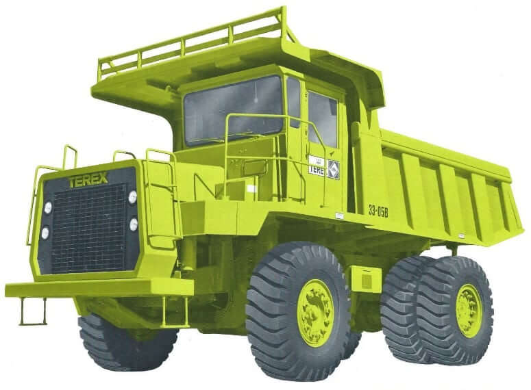Terex 33-05B Haul Truck Specs and Dimensions