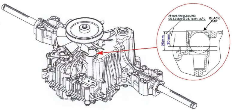 Turf Torq K58 Transaxle Oil Capacity