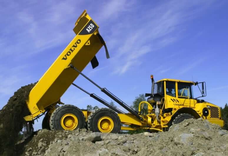 Volvo A25D 6x6 Dump System Specs