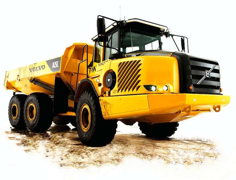 Volvo A25E Articulated Dump Truck Capacity