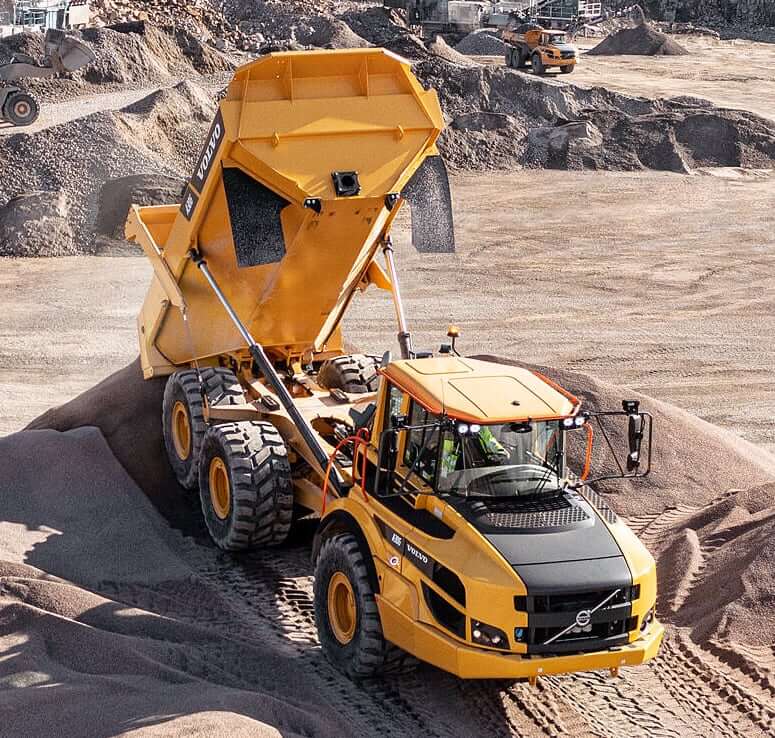 Volvo A25G Articulated Dump Truck Hydraulic System Specs