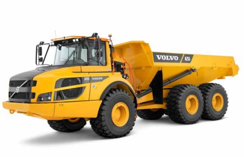 Volvo A25G Weight and Specs