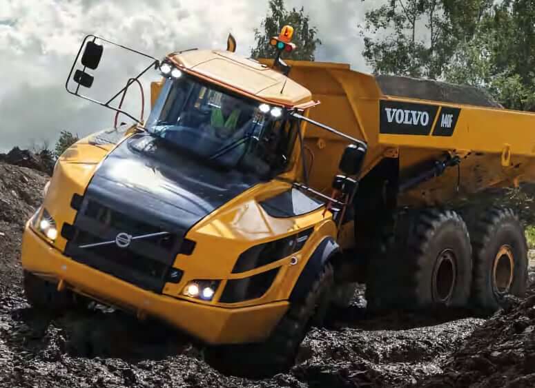 Volvo A40F Articulated Dump Truck Weight and Capacity