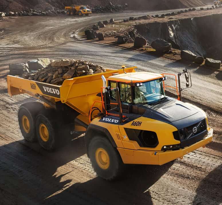 Volvo A60H Articulated Hauler Payload Capacity
