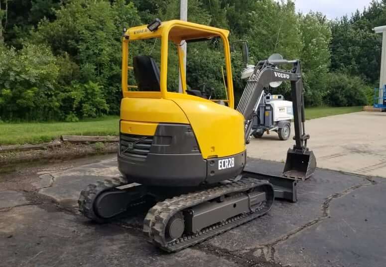 Volvo ECR28 Mini Excavator Undercaarriage Specs