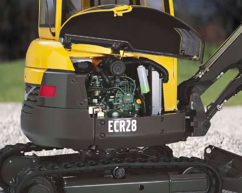 Volvo ECR28 Service Refill Capacities