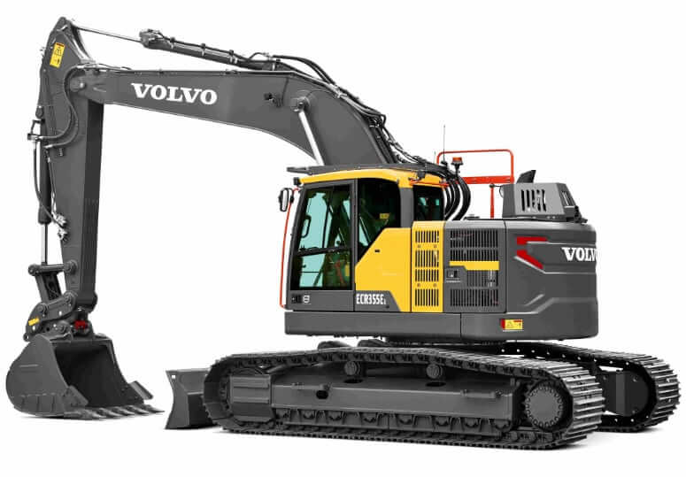 Volvo ECR355E Excavator Specs, Weight and Dimensions