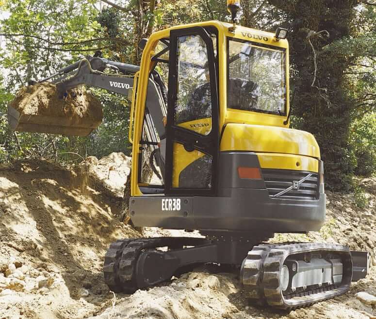 Volvo ECR38 Mini Excavator Specs