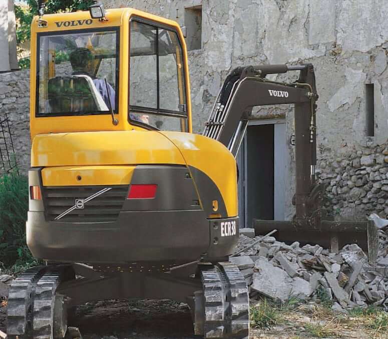 Volvo ECR38 Mini Excavator Weight