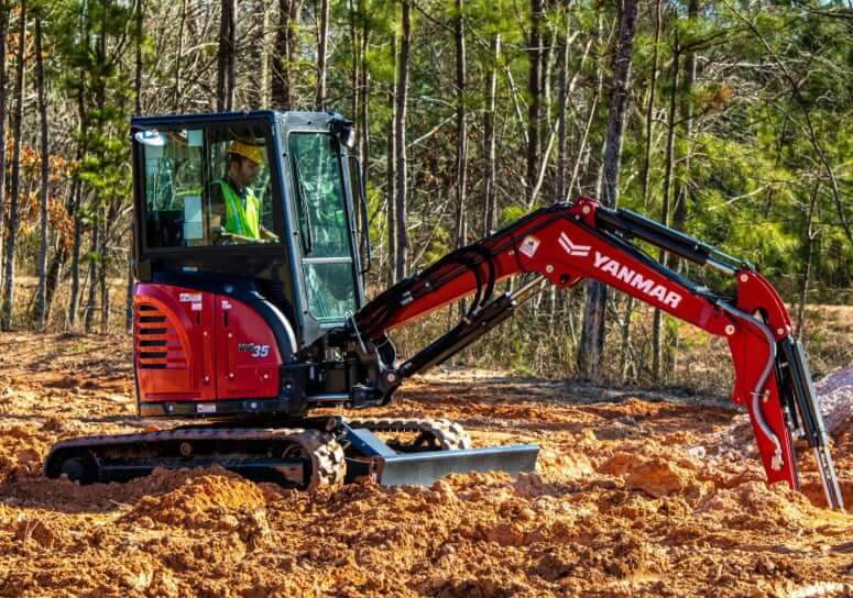 Yanmar ViO35-6A Mini Excavator Specs, Weight and Dimensions